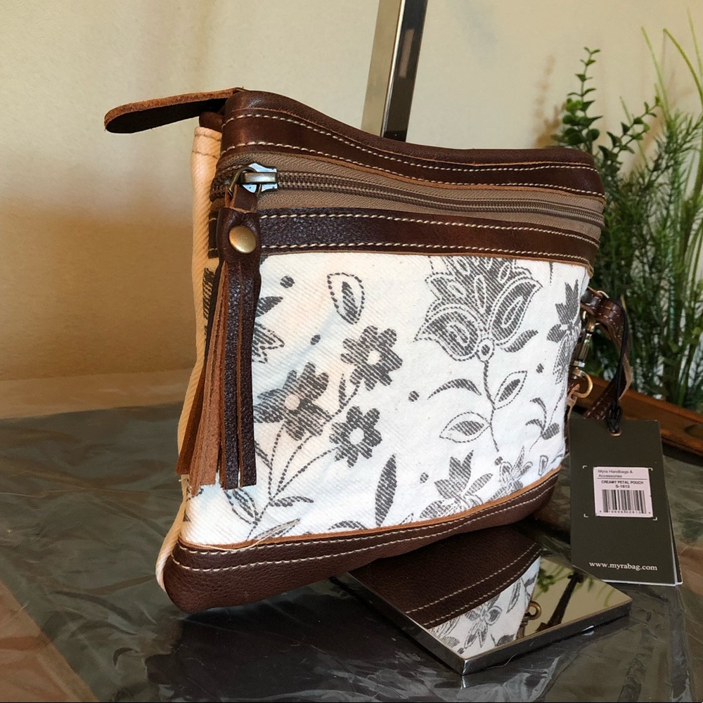 Myra Bag Creamy Petal Pouch NWT - Picture 6 of 7